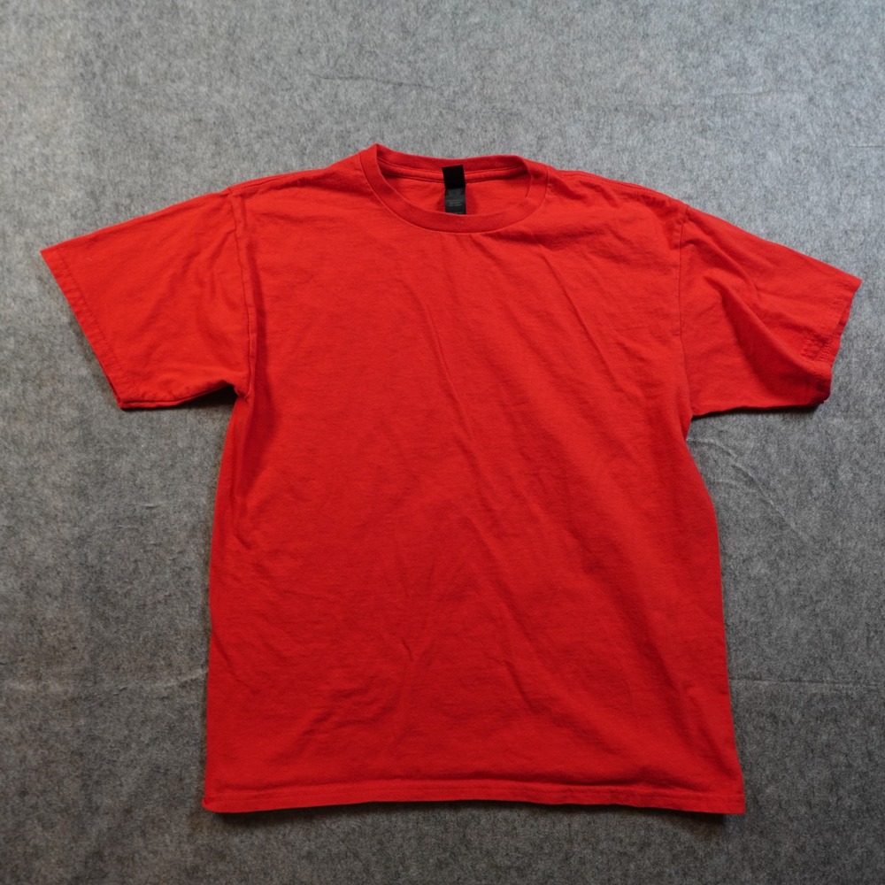Gildan Top Kids Extra‎ Large Boys Red Short Sleeve Tee Crew Neck